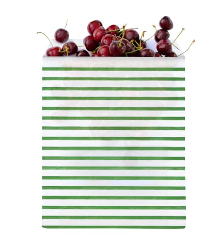 Lunchskins Recyclable & Sealable XL Sandwich Bags – 50 Count | Stripe Design | Eco-Friendly Food Storage Bags Made from Grease-Resistant Glassine Paper with Self-Adhesive Closure - Image 4