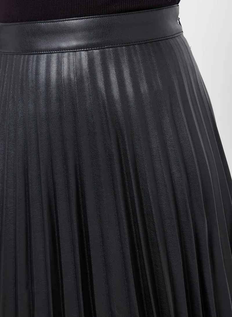 فيرو مودا Pleated High Waist Skirt