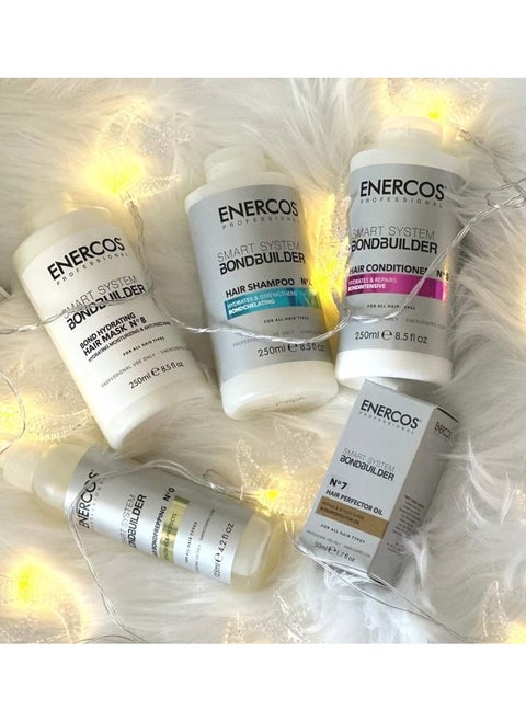 Collection of conditioner shampooombod and 250ml oil from Enercon Smart Bond Balder