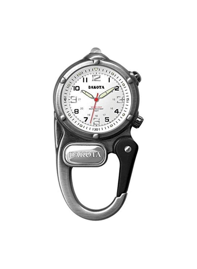 Dakota Dakota Mini Clip Microlight, Clip Watch, Flashlight and Watch, Outdoor Gifts for Men and Women, Use for Fishing Hunting, and More, Tactical Watch with LED Flashlight  - Image 1
