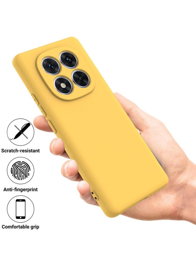 اس-توب جراب لهاتف Redmi Note 14 Pro 4G بلون سادة من السيليكون السائل المقاوم للسقوط بتغطية كاملة - Image 2