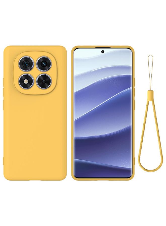 اس-توب جراب لهاتف Redmi Note 14 Pro 4G بلون سادة من السيليكون السائل المقاوم للسقوط بتغطية كاملة - Image 1