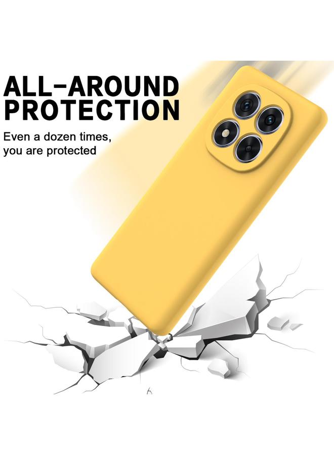 اس-توب جراب لهاتف Redmi Note 14 Pro 4G بلون سادة من السيليكون السائل المقاوم للسقوط بتغطية كاملة - Image 5