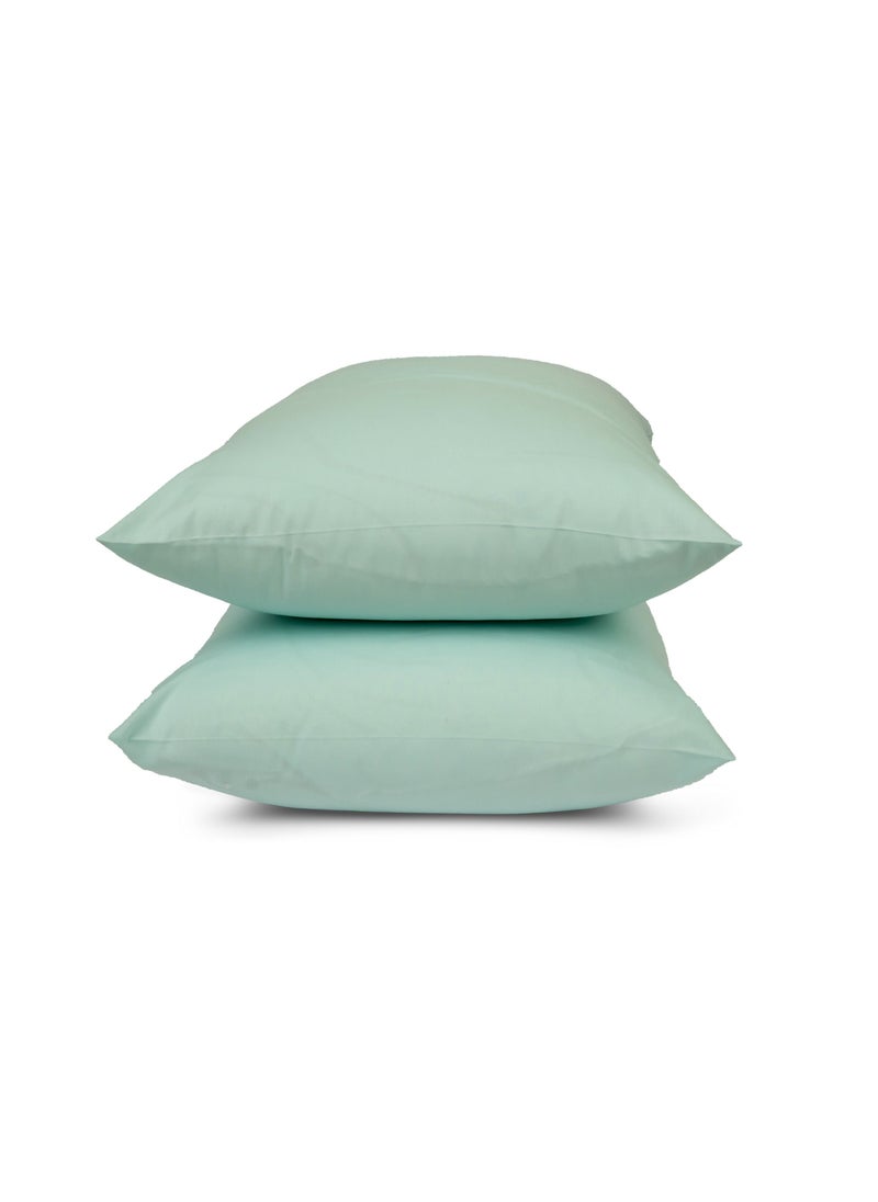Home of linens طقم كيس وسادة قطن فستق 50x70  - Image 1
