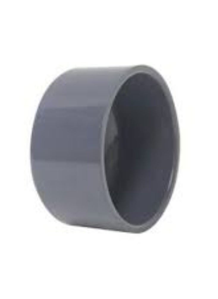 KNP - KNP End Cap PVC Pipe Fitting 1 1/4 Inch is designed to cap the end of a 1 1/4-inch PVC pipe. - Image 1