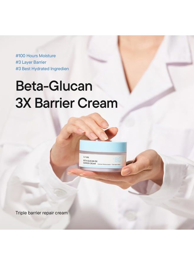 iUNIK Beta-Glucan 3X Barrier Cream – Beta-Glucan, Shea Butter & Panthenol Deep Hydration Cream Moisturizer for Barrier Strengthening, Korean Skincare for Dry & Sensitive Skin, 50ml / 1.69 fl oz - Image 4