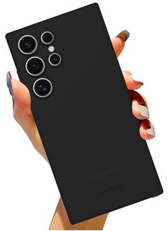 KZDOO Samsung Galaxy S24 Ultra Case Slim Thin Air Skin Full Coverage Protective Case Sturdy Durable Thin Case Drop Protection Case Cover Transparent Black  - Image 4