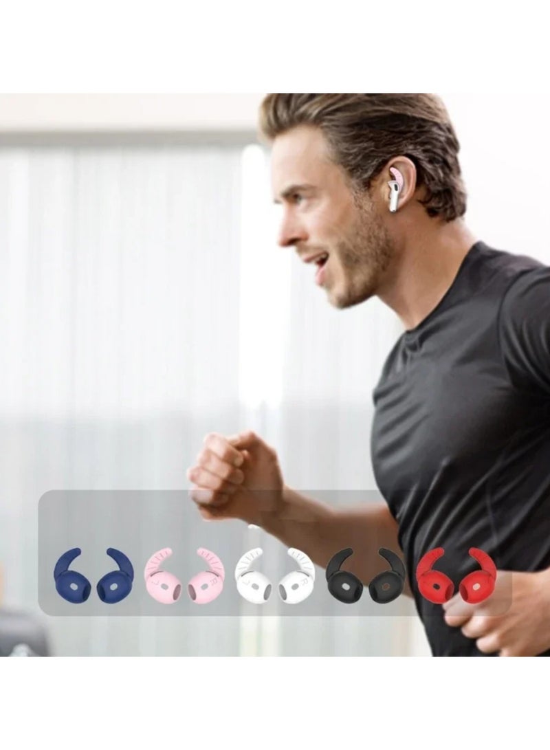 5 Pairs for AirPods 4 Ear Hooks Covers Anti-Slip Accessories Compatible with AirPods 4th Generation (Multicolour) - Image 3
