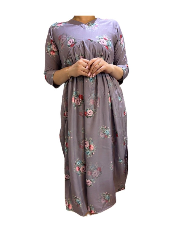 Zebees Crape floral Dress / top/ Kurti for Women, Comfortable & Stylish  - Image 1