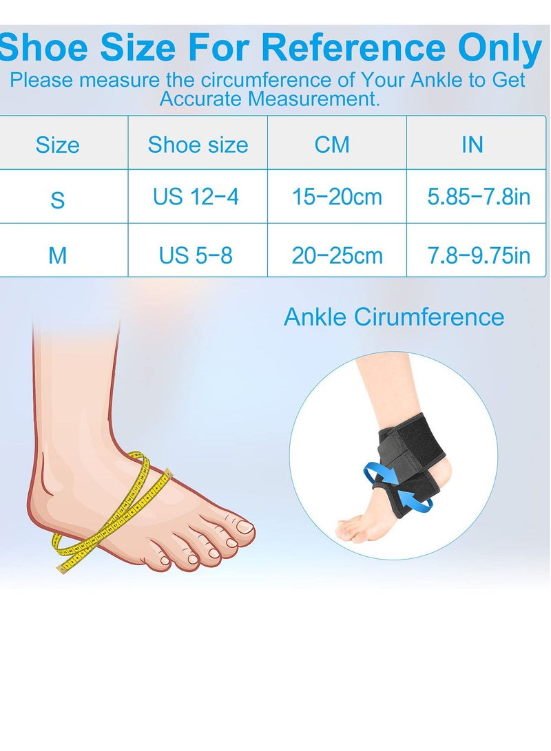 SYOSI Kids Ankle Support Support Breathable Ankle Stabilizer Adjustable Children's Ankle Protection Sleeve Sports Dance Foot Support Arch Support Sports Protection Ankle Sprain (S 1 Pair) - Image 2
