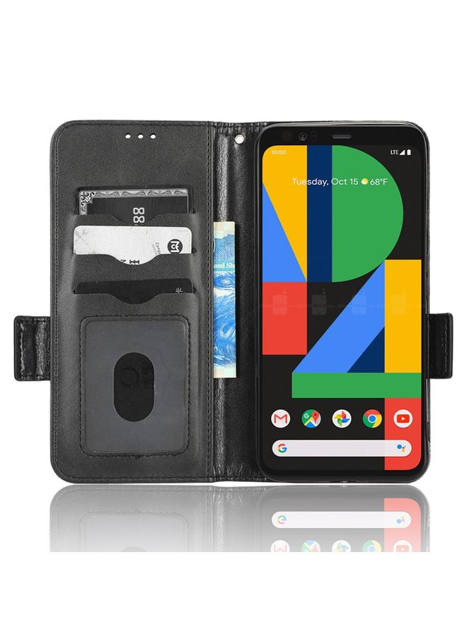 اس-توب جراب هاتف Google Pixel 4 المصنوع من الجلد بتصميم مثلث متماثل - Image 4