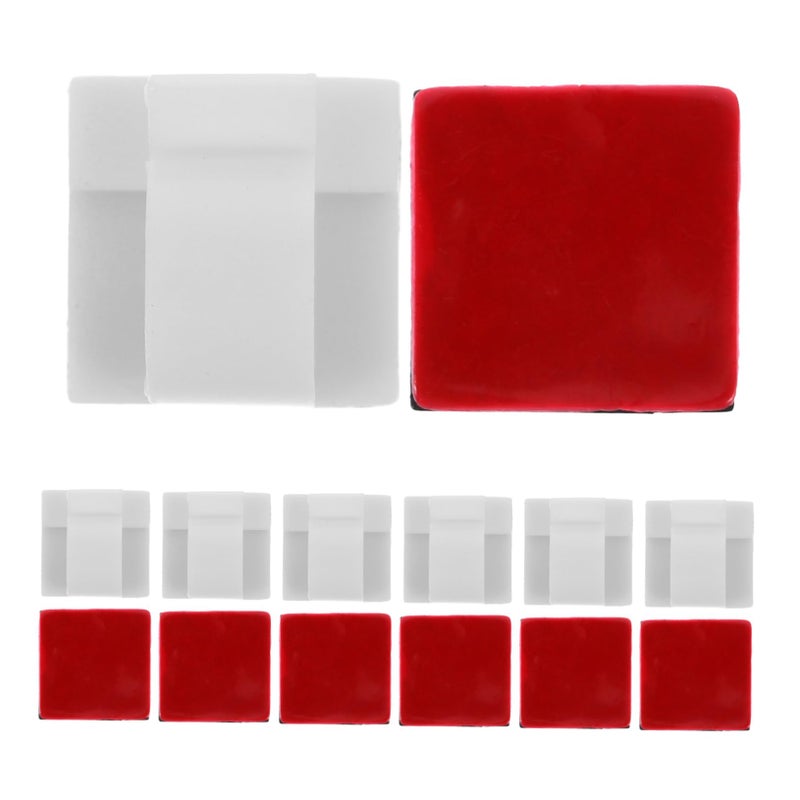 Black Self Adhesive Cable Clips 200pcs Cord Management No Drill Wall Organizer for Power Ethernet Cables - Image 2
