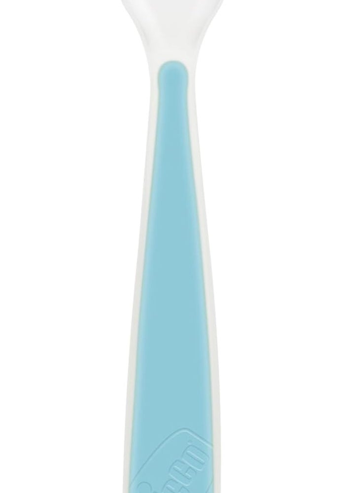 Chicco Easy Start Silicone Feeding Set | Dishes for Baby-Led Weaning | Suction Bowl | Adjustable Silicone Bib | Soft Silicone Spoon | BPA-Free | 3 Piece Set | 6m+ | Teal - Image 4