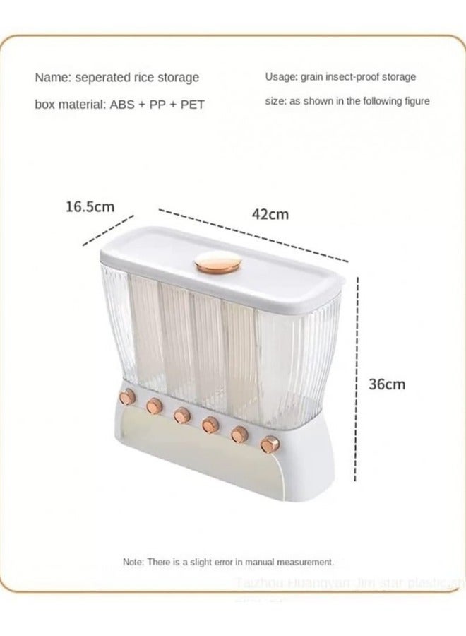 شي ون موزع و حافظة تخزين حبوب مقاوم للرطوبة 6 خانات - Image 5