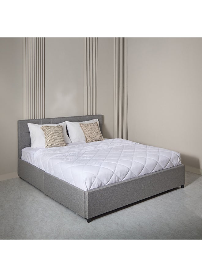 Home Box Oakland Duncan King Upholstered Bed with 4 Drawers 215 x 100 x 186 cm  - Image 1