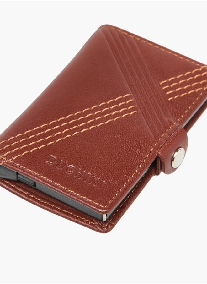 DUCHINI - Mens' Stitch Detail Bi-Fold Cardholder - Image 1