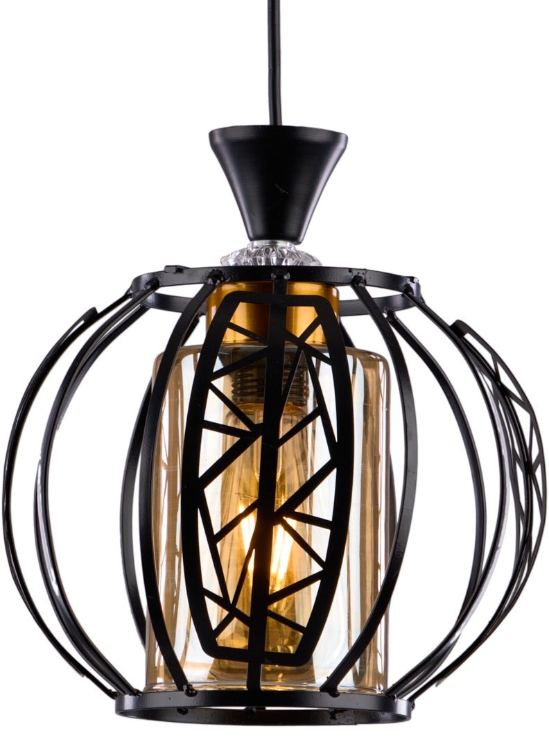 NAGAFA SHOP Modern pendant Nora 1243 black - 1 bulb  - Image 2
