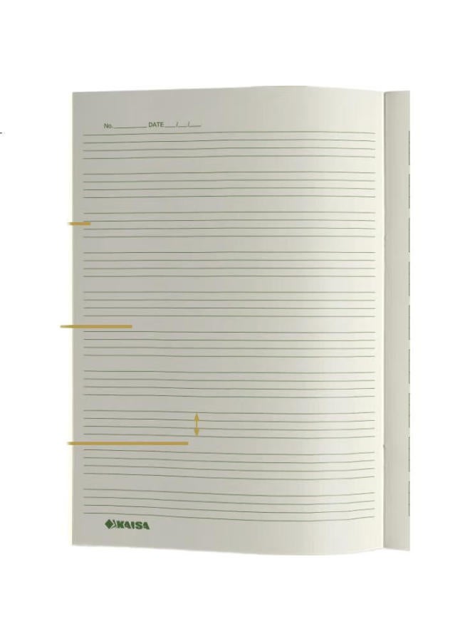 Kaisa (Kaisa) English Exercise Book 20 Sheets 36K Thick Paper English Practice Book Foreign Language Homework Soft Copybook 10-Pack - Image 3