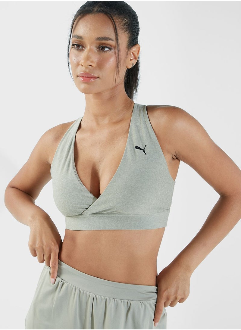 PUMA - Yogini Mid Impact Crossover Bra - Image 1
