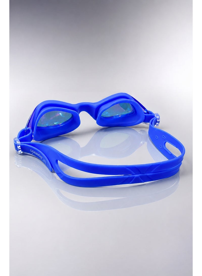 speedo Premium Mirrored Professional Swimming Goggles with Twist Lock Protective Case - Image 5