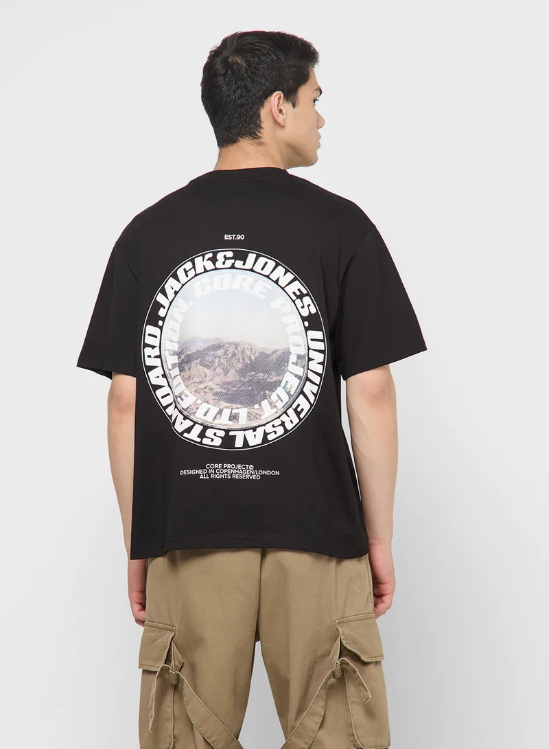 JACK & JONES JCOLIDO PHOTO BACK TEE SS CREW NECK