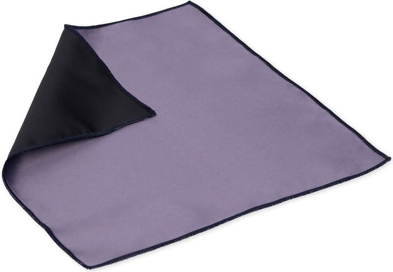 Hatemoğlu Grey Classic Satin Pocket Square - Image 1