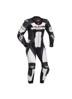 ixon Ixon Jackal One Piece Motorcycle Leather Suit Black/White  - Image 1