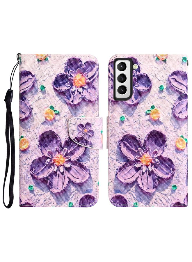 S-TOP Case For Samsung Galaxy S22 5G Colored Drawing Leather Phone Case - Image 1