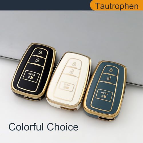 Tautrophen Key Fob Cover Fit for Toyota 20162024 RAV4 Camry Prius Prado - Image 3
