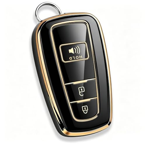 Tautrophen Key Fob Cover Fit for Toyota 20162024 RAV4 Camry Prius Prado - Image 1