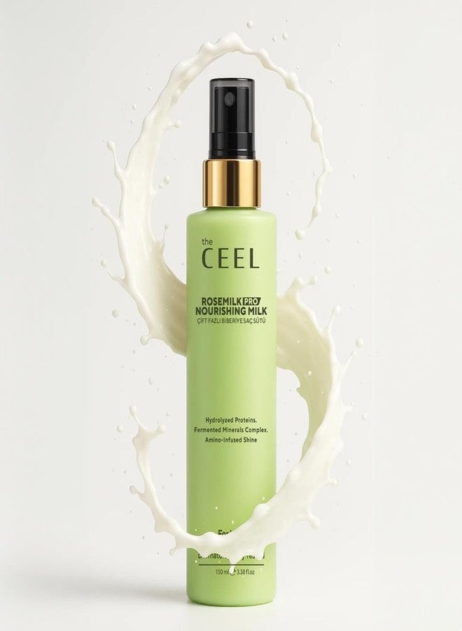 The Ceel Rosemilk Pro Nourishing Leave-In Hair Milk – with Hydrolyzed Proteins, Fermented Minerals & Amino-Infused Shine – Detangles, Strengthens & Softens – 150ml - 5.07 fl.oz - Image 5