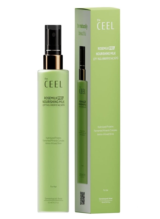 The Ceel Rosemilk Pro Nourishing Leave-In Hair Milk – with Hydrolyzed Proteins, Fermented Minerals & Amino-Infused Shine – Detangles, Strengthens & Softens – 150ml - 5.07 fl.oz - Image 1