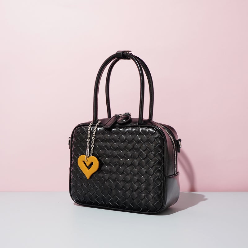 Spring Cowhide Bowling Bag 2025 Spring Women'S Textured Crossbody Bag Commuting Easiest For Match Shoulder Bag Handbag - Image 2