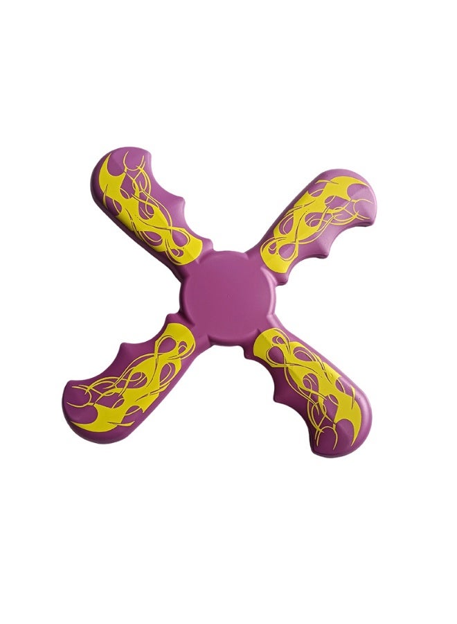 Generic Outdoor Toy EVA Foam 3-Leaf Safe Throwing Boomerang