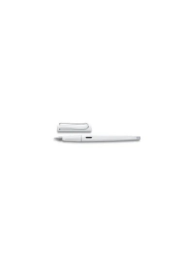 LAMY Lamy Joy Calligraphy Fountain Pen 1.5 Shiny White (15-1.5W) White/Silver