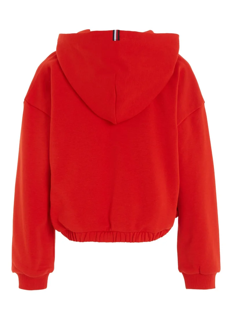 TOMMY HILFIGER Kids Text Script Hoodie