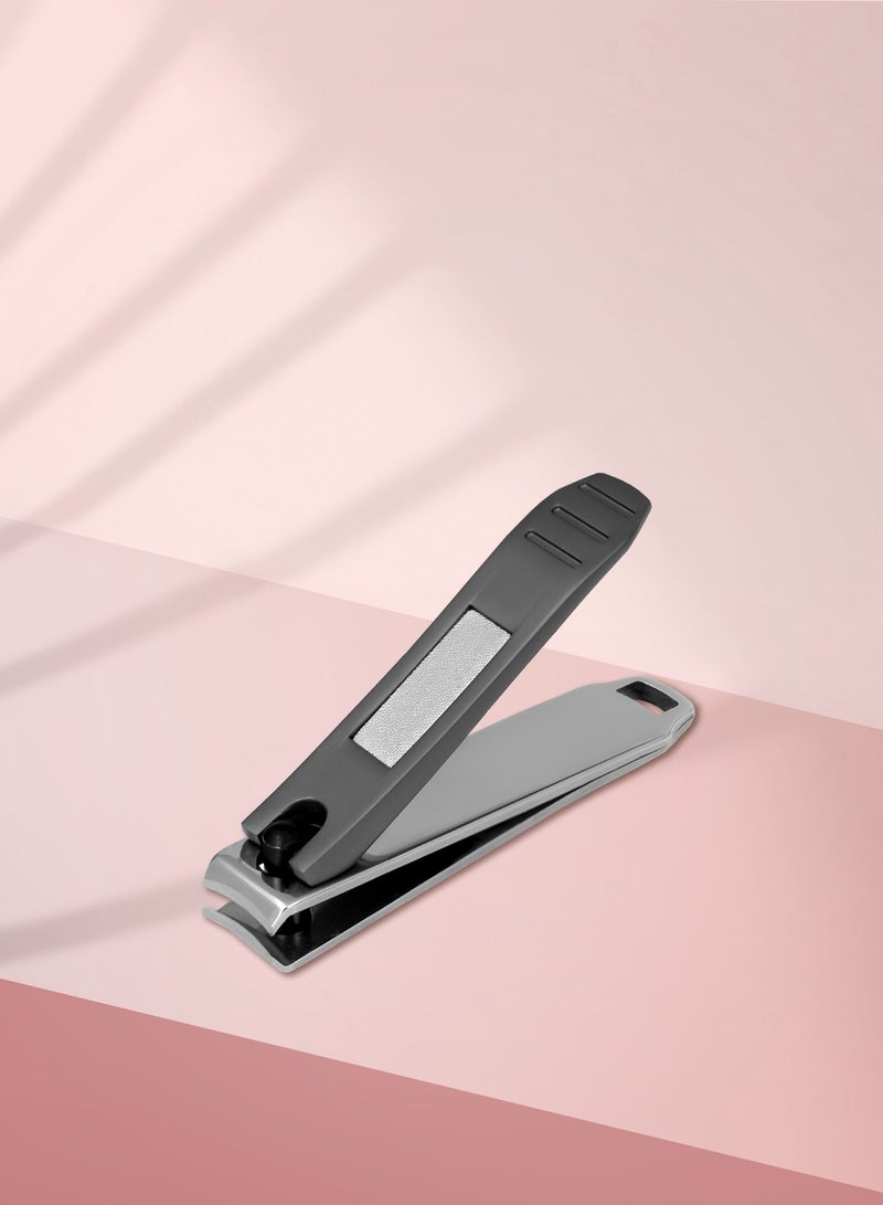 STALEKS Nail Clipper Large with Matte Handle and Nail File - Image 1