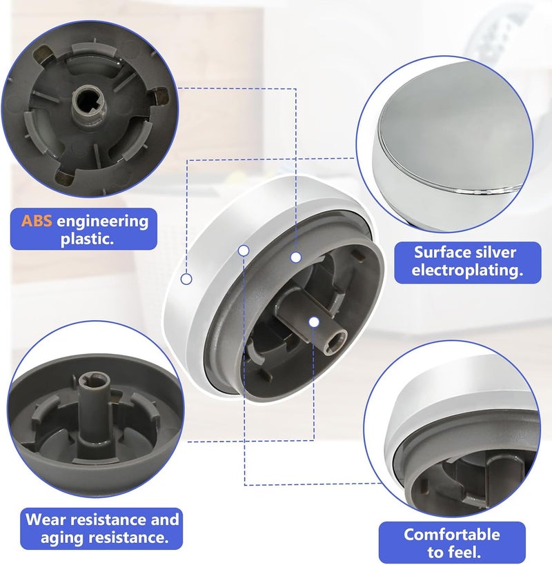 Delixike DC97-16931B DC64-02768A Knob Fits for Samsung Dryer Washer Control Encoder - Image 3
