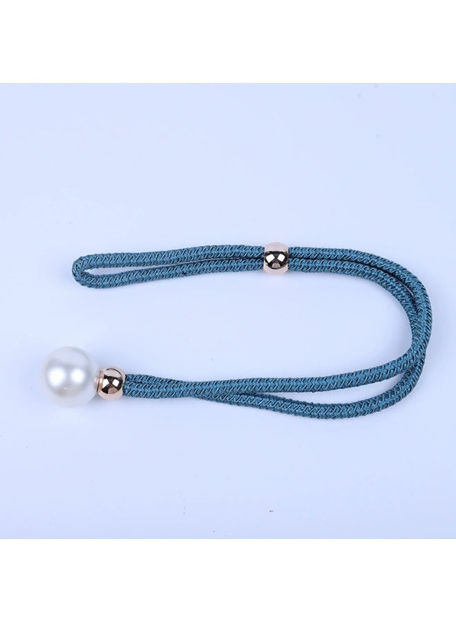 Goolsky 2pcs Luxurious French Curtain Tiebacks with Faux Pearl Decorations - Adjustable and Stylish Curtain Holdbacks for Home Decor - Image 3