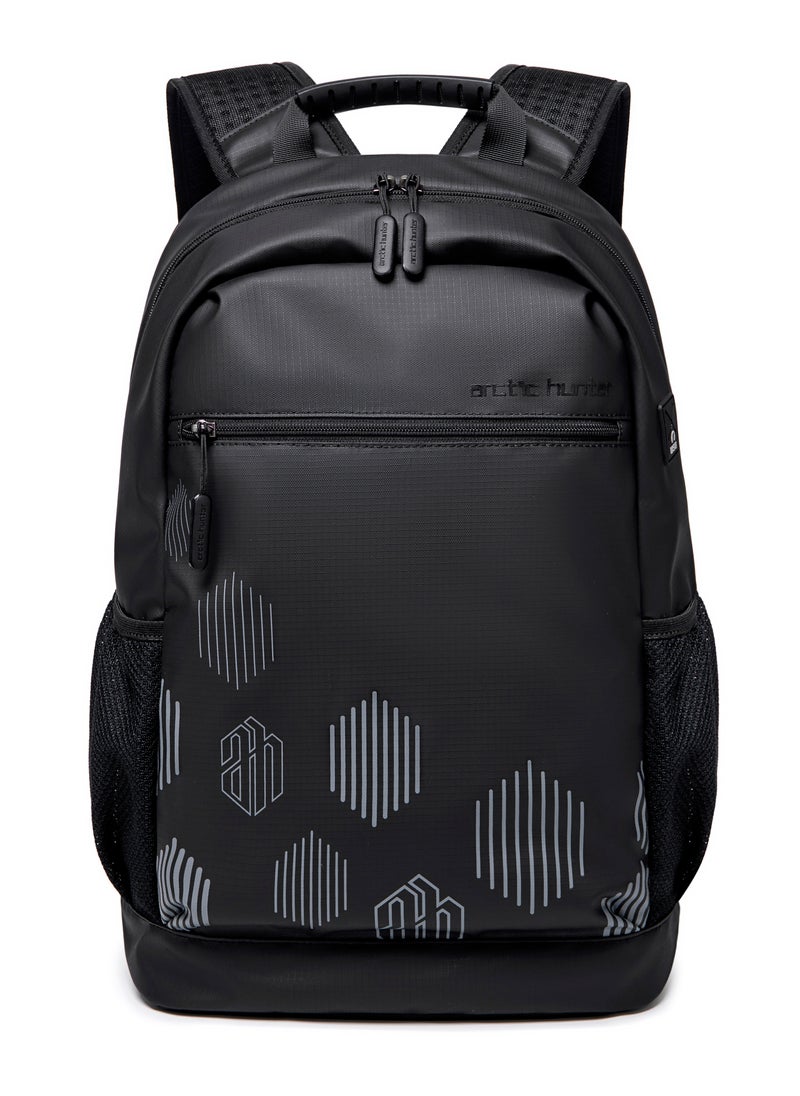 ARCTIC HUNTER Travel Backpack Large Capacity Laptop Backpack Men and Women Business Travel Bag School Bag Multifunctional B00489 Black  - Image 2