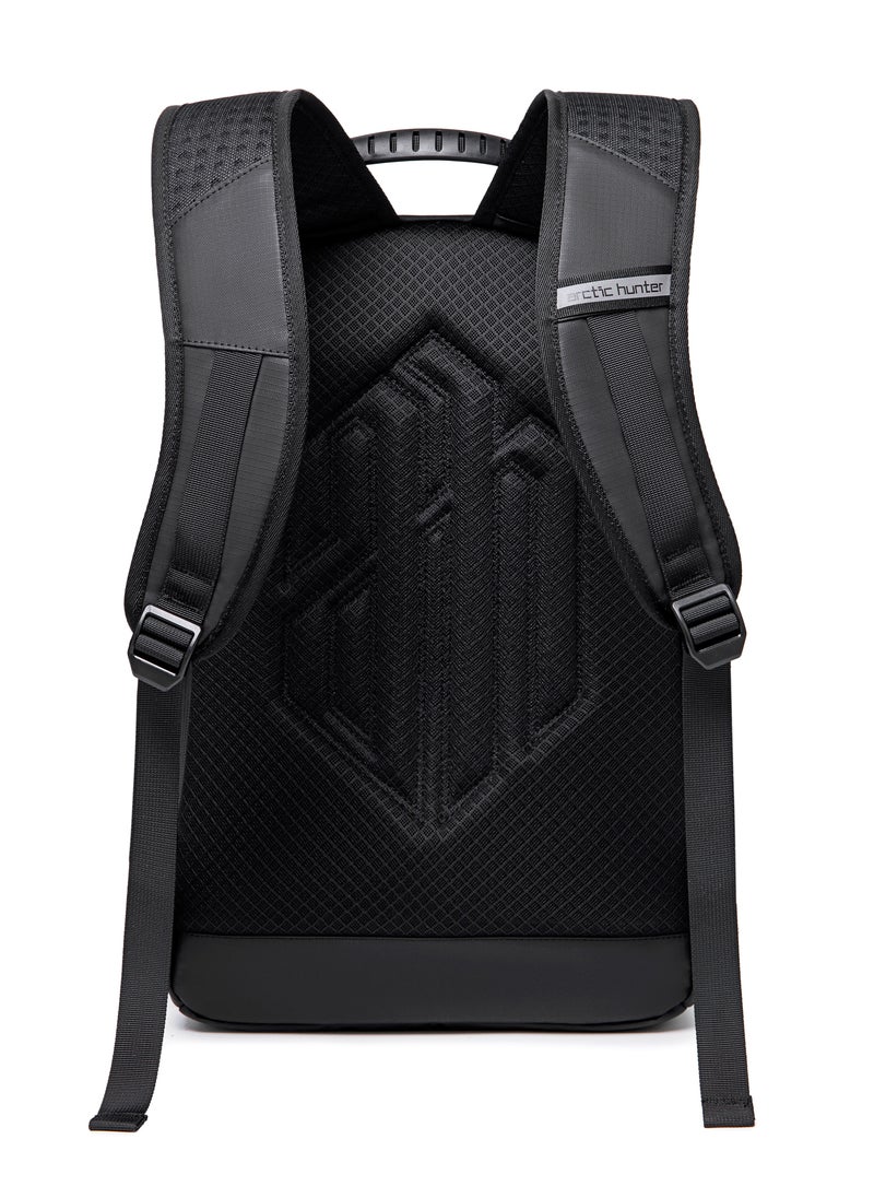 ARCTIC HUNTER Travel Backpack Large Capacity Laptop Backpack Men and Women Business Travel Bag School Bag Multifunctional B00489 Black  - Image 3