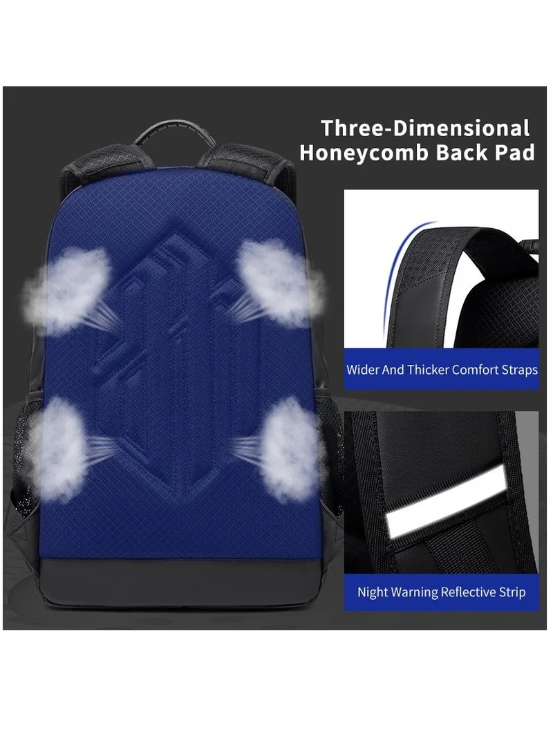 Arctic Hunter Black Casual Backpack Water Resistant College School Bag With Built in USB Port For Unisex, B00489, Black  | Best Price UAE