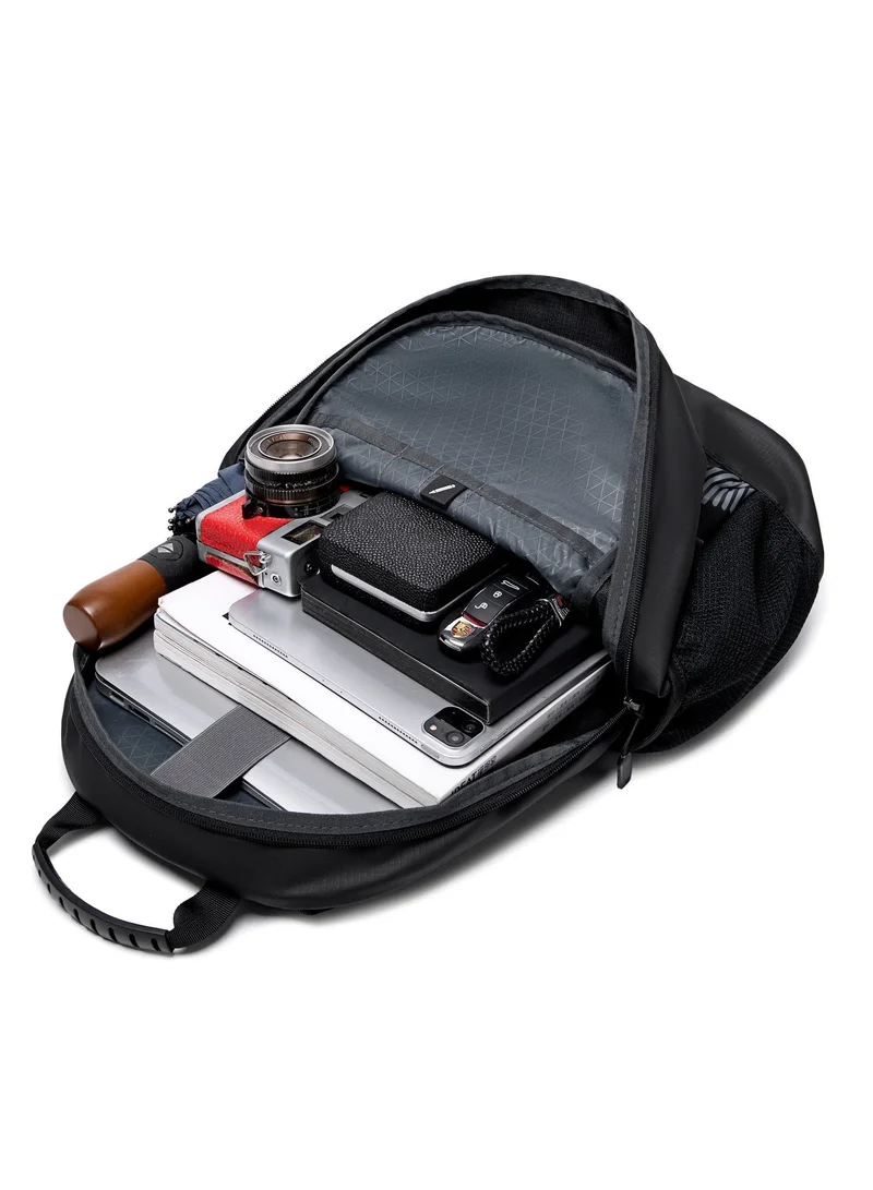 Arctic Hunter Black Casual Backpack Water Resistant College School Bag With Built in USB Port For Unisex, B00489, Black  | Best Price UAE