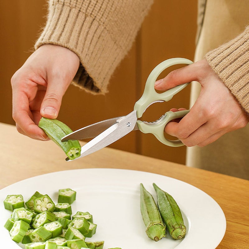 2 Sets of Multi-function Food Scissor Convenient Daily Use Potato Kitchen Supply - Image 4