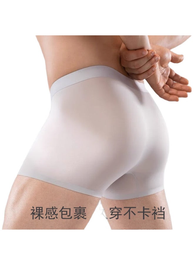 Madallo 5-Pack Men'S Underwear Men'S 7A Antibacterial Summer Ice Silk Boxer Briefs Big Size Breathable Four-Corner Men'S Flat Angle Pants - Image 2