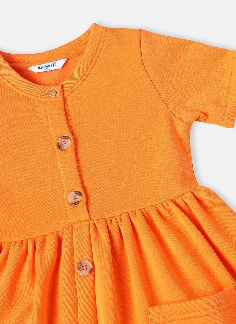 Nautinati Button-Down Pocket Dress