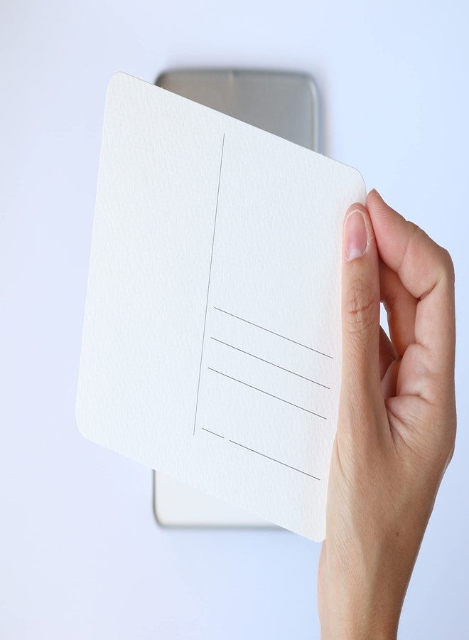 Etchr 25% Cotton Watercolor Postcards - 24 Cold Pressed Watercolor Postcards - 300g Blank Postcards for Mixed Media - Blank Cards for Painting & Art Supplies - Image 2