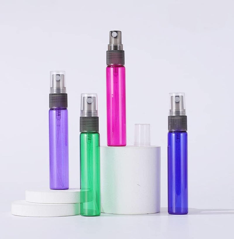 ZbFwmx 20 Pack Set 10ML Protable Refill Bulk Atomizer Spray Travel Perfume Bottle Hydrating Empty Bottle (Purple) - Image 2
