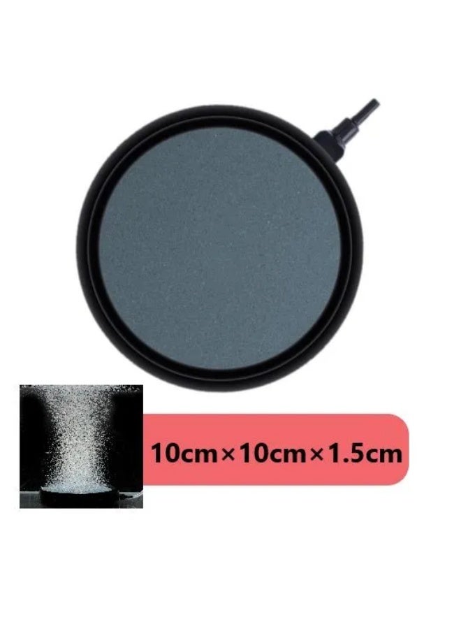 Generic Fish tank air stone oxygenation nano air disc oxygen pump oxygenation aquarium aerator aquarium sprayer 10CM sand table  - Image 1