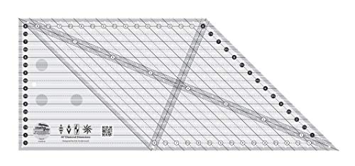 Creative Grids 45 Degree Diamond Dimensions Quilt Ruler – CGREU2 – Made in USA, 8-1/2in x 20-1/2in, Non-Slip Grip Acrylic Quilting, Sewing, Crafting, Patchwork Ruler & Template - Image 2